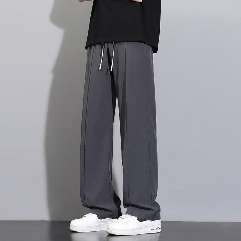 Ice Silk Pants for Men s Summer New Draped Straight Trousers Loose Wide-leg Spring and Autumn Thin Casual Trousers 4XL сірий
Ice Silk Pants for Men s Summer New Draped Straight Trousers Loose Wide-leg Spring and Autumn Thin Casual Trousers 4XL сірий