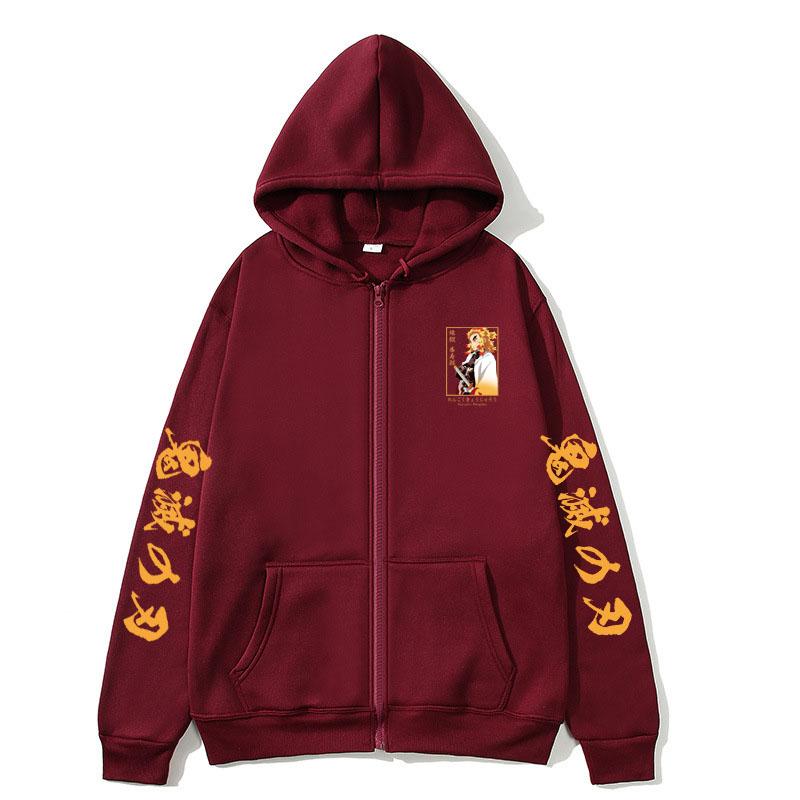 Women s Long Sleeves Anime Demon Slayer Zip Hoodie Women Kyojuro Rengoku Sweatshirt Winter Streetwear
Women s Long Sleeves Anime Demon Slayer Zip Hoodie Women Kyojuro Rengoku Sweatshirt Winter Streetwear