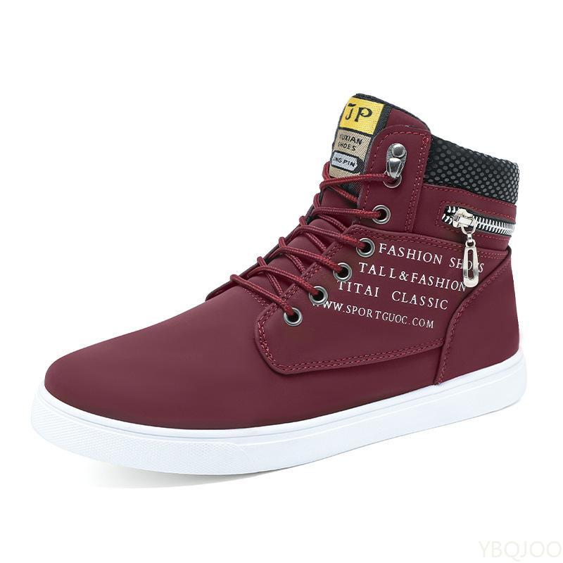 New fashionable versatile high top shoes autumn winter men s casual comfortable flats men s minimalist sports shoes 39 бордовий
New fashionable versatile high top shoes autumn winter men s casual comfortable flats men s minimalist sports shoes 39 бордовий