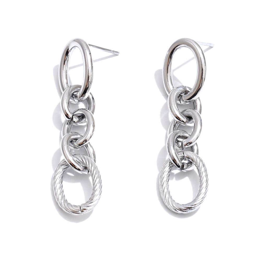 Yhpup Stainless Steel Layered Round Drop Dangle Earrings for Women Versatile Daily Modern Fashion Waterproof Jewelry Wholesale
Yhpup Stainless Steel Layered Round Drop Dangle Earrings for Women Versatile Daily Modern Fashion Waterproof Jewelry Wholesale
