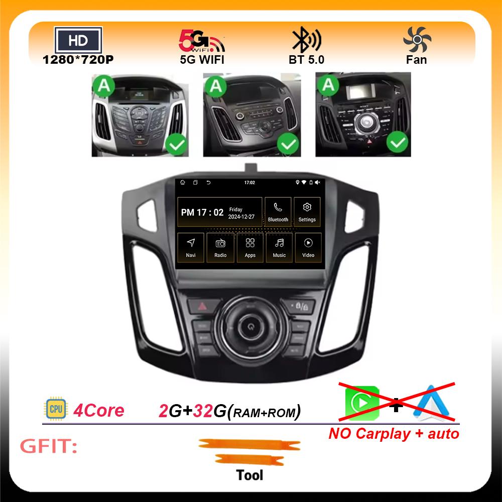 Android 15 Wireless CarPlay Auto For Ford Focus 3 Mk 3 2011 2012 -2015 Car Radio Multimedia Intelligent Systems GPS FM BT SWC
Android 15 Wireless CarPlay Auto For Ford Focus 3 Mk 3 2011 2012 -2015 Car Radio Multimedia Intelligent Systems GPS FM BT SWC