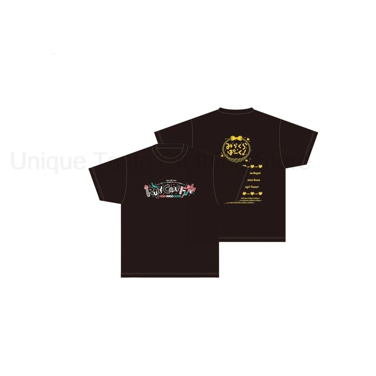 LoveLive Hasu No Sora Jogakuin School Idol Club T Shirt 1st Live Same Print Tshirt Harajuku Anime Cotton Short Sleeve Tee Tops S
LoveLive Hasu No Sora Jogakuin School Idol Club T Shirt 1st Live Same Print Tshirt Harajuku Anime Cotton Short Sleeve Tee Tops S