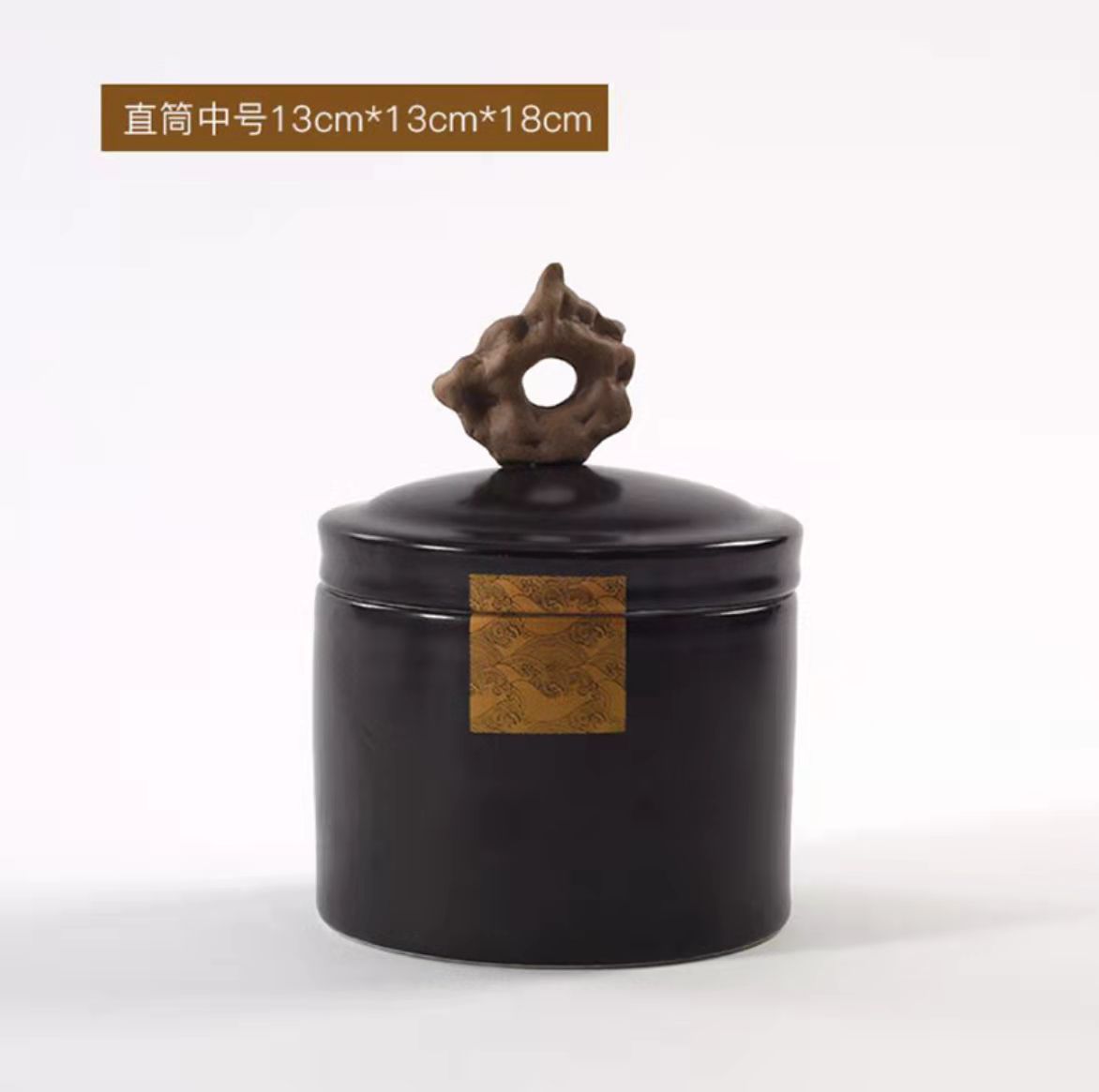 Black Ceramic Tea Organizer Box Household Kitchen Sealed Moisture-proof Coffee Container Teahouse Storage Jar Tea Accessory
Black Ceramic Tea Organizer Box Household Kitchen Sealed Moisture-proof Coffee Container Teahouse Storage Jar Tea Accessory