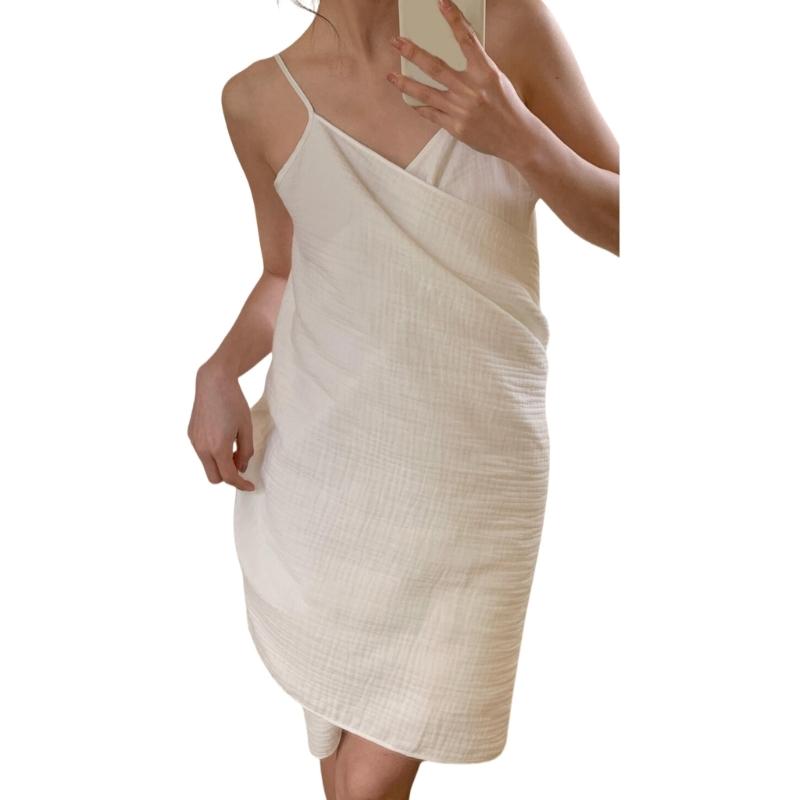 Елегантна купальна сукня з відкритою спиною, бавовняна суміш, портативний халат з регульованими застібками, накидка-рушник для відпочинку 1 білий
Елегантна купальна сукня з відкритою спиною, бавовняна суміш, портативний халат з регульованими застібками, накидка-рушник для відпочинку 1 білий