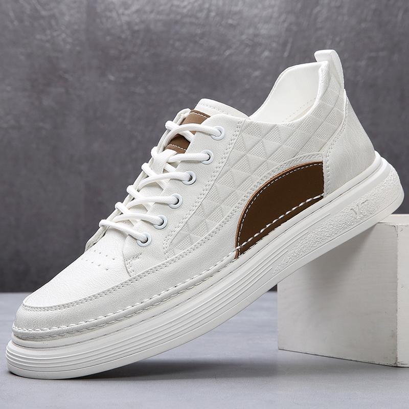 Fashion Men Sneakers Real Leather Sneakers Casual Shoes White Men s Flat Shoes Skateboarding Shoes 39
Fashion Men Sneakers Real Leather Sneakers Casual Shoes White Men s Flat Shoes Skateboarding Shoes 39