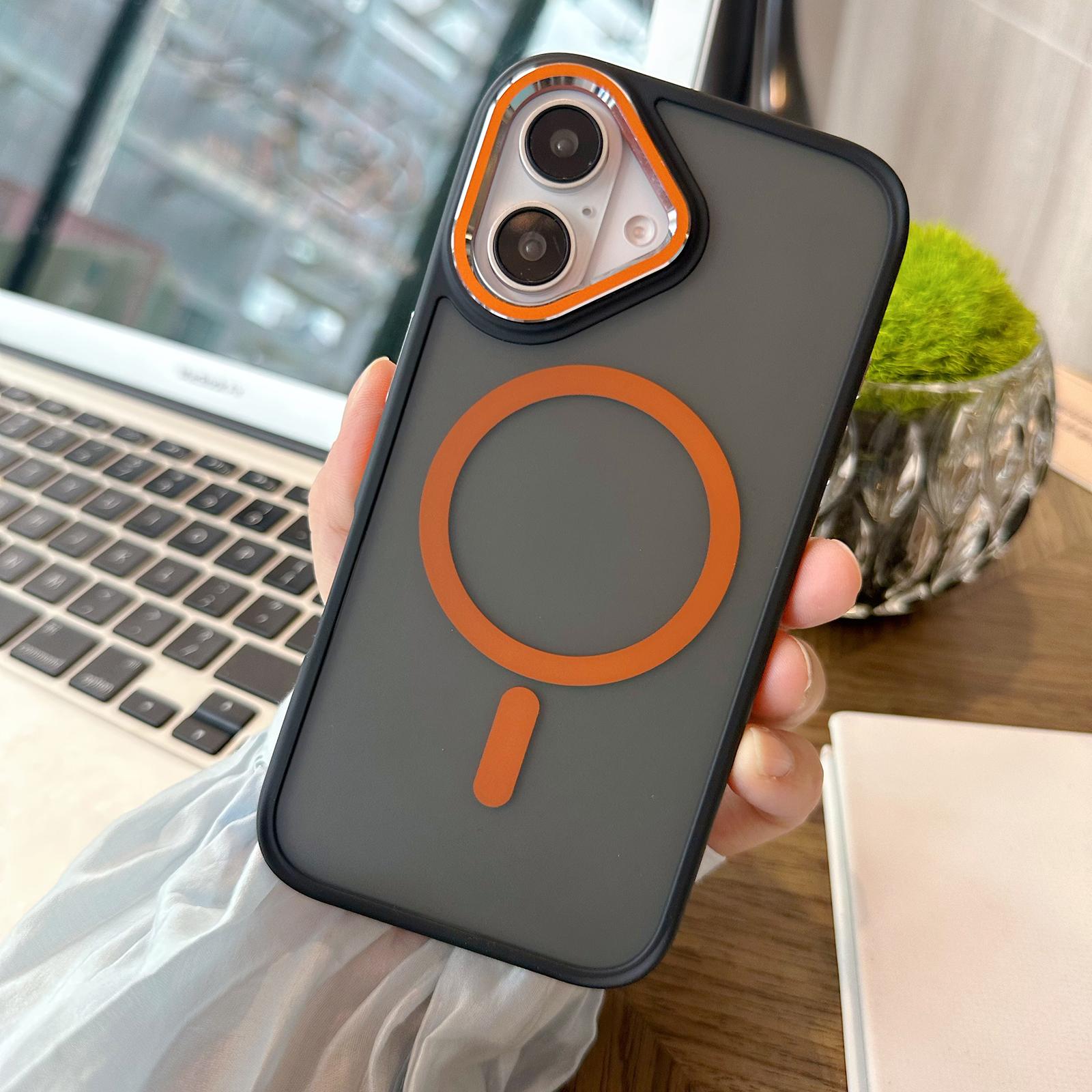 For iPhone 16 Case Compatible with MagSafe Colored Edge PC+TPU Phone Cover E
For iPhone 16 Case Compatible with MagSafe Colored Edge PC+TPU Phone Cover E