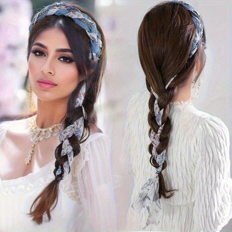 1Pc Vintage Cute Mesh Headband With Rhinestone Embellishments - Floral Print Twist Hairband For Women, Daily Wear, Fashion Hair синий
1Pc Vintage Cute Mesh Headband With Rhinestone Embellishments - Floral Print Twist Hairband For Women, Daily Wear, Fashion Hair синий