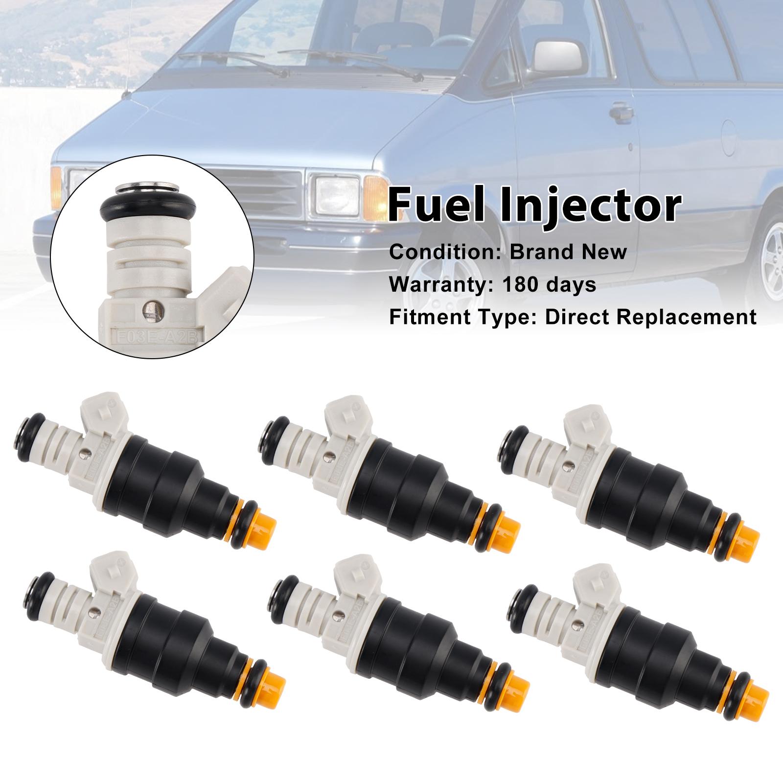 6PCS Fuel Injector CM4670 Fit for Ford Ranger 2.9L 3.0L 3.8L V6 1985-1997 F03E-A2B
6PCS Fuel Injector CM4670 Fit for Ford Ranger 2.9L 3.0L 3.8L V6 1985-1997 F03E-A2B