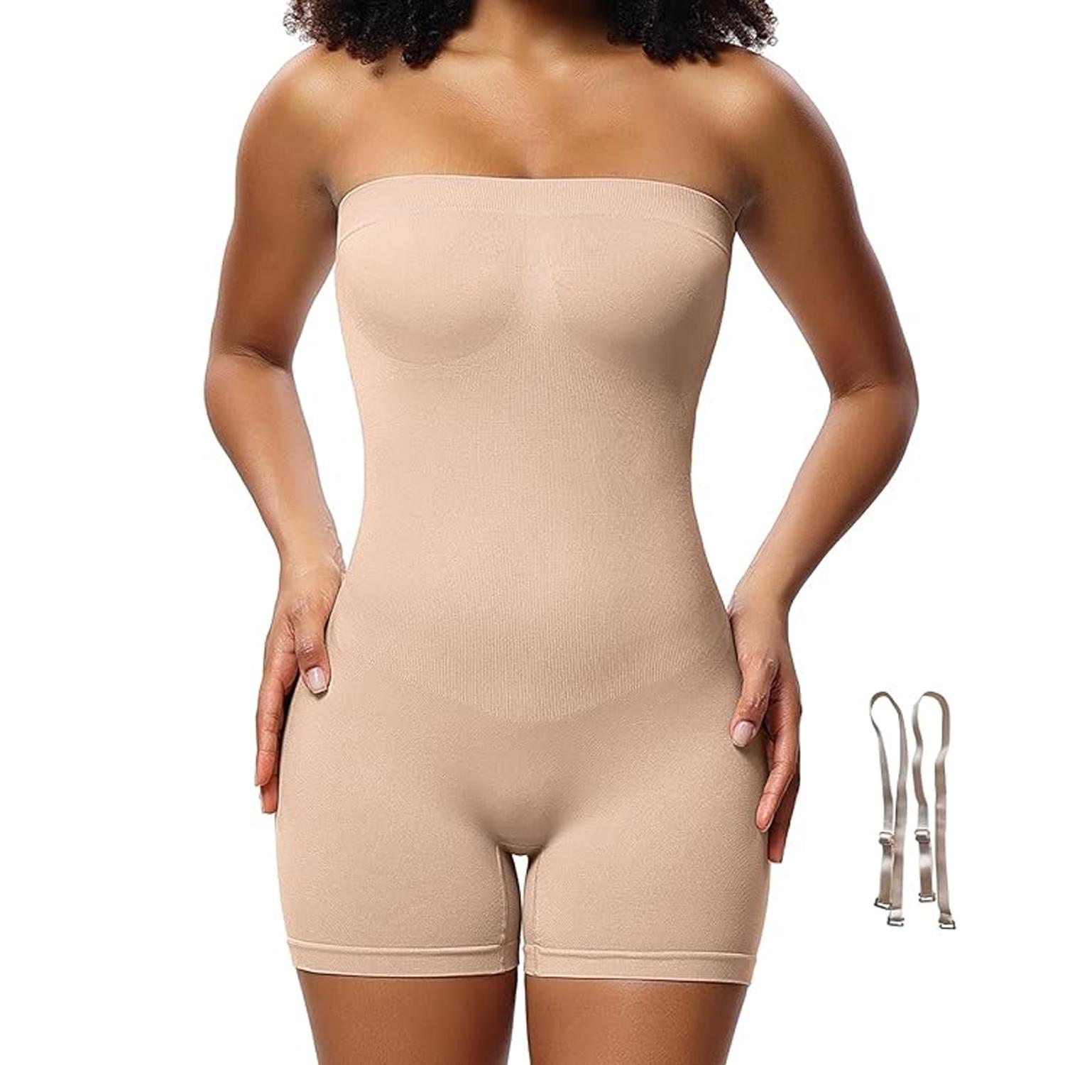 Корректирующее белье без бретелек, боди для женщин, корректирующее утягивающее боди для всего тела, под платьями, бесшовный корсет, подтягивающий ягодицы, корректирующее белье XXXL
Корректирующее белье без бретелек, боди для женщин, корректирующее утягивающее боди для всего тела, под платьями, бесшовный корсет, подтягивающий ягодицы, корректирующее белье XXXL