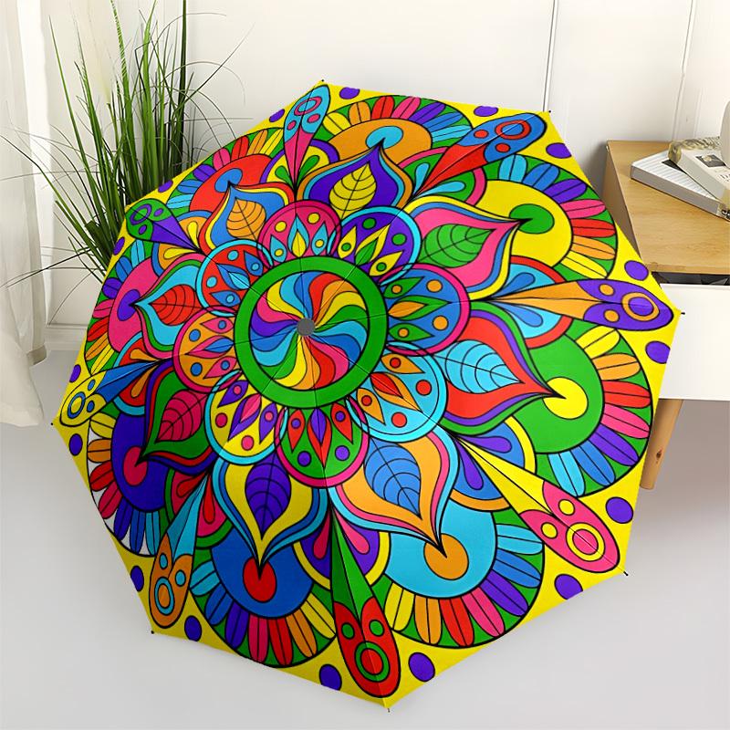 1pc Mandala Psychedelic Automatic Opening/Closing Umbrella with Operation & Windproof Canopy - Folding Design, Holiday Gift yy260225183
1pc Mandala Psychedelic Automatic Opening/Closing Umbrella with Operation & Windproof Canopy - Folding Design, Holiday Gift yy260225183