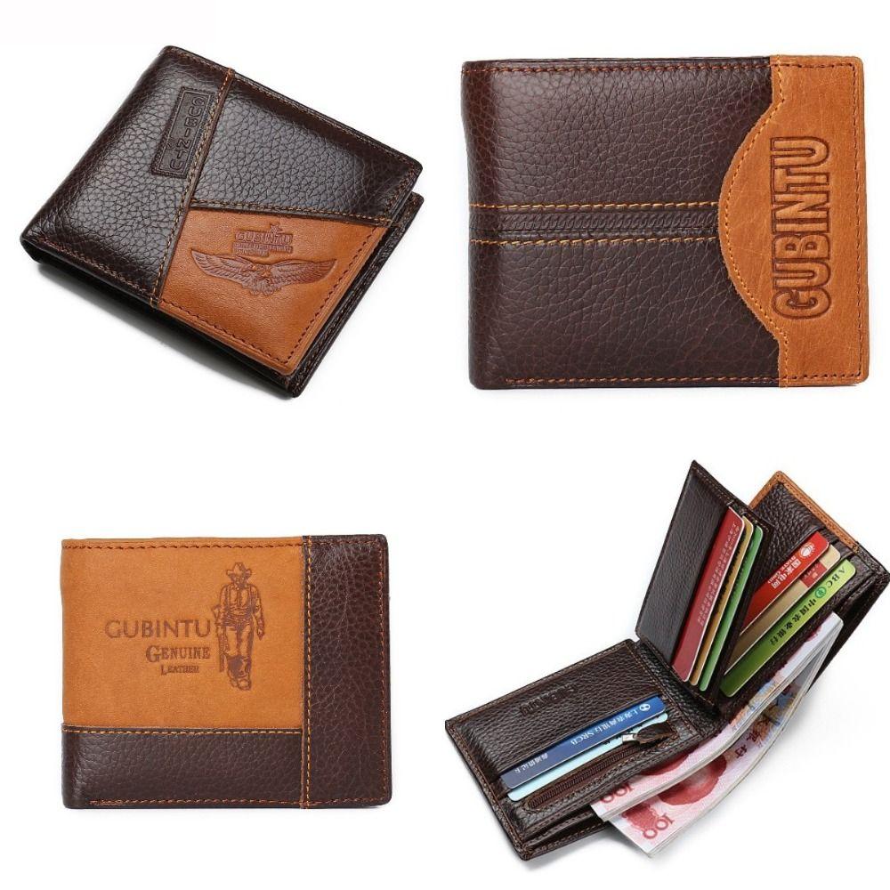 Leisure 3 Fold Wallets Genuine Leather Anti-theft Cash Bag Simple Male Leather Purse Outdoor human
Leisure 3 Fold Wallets Genuine Leather Anti-theft Cash Bag Simple Male Leather Purse Outdoor human