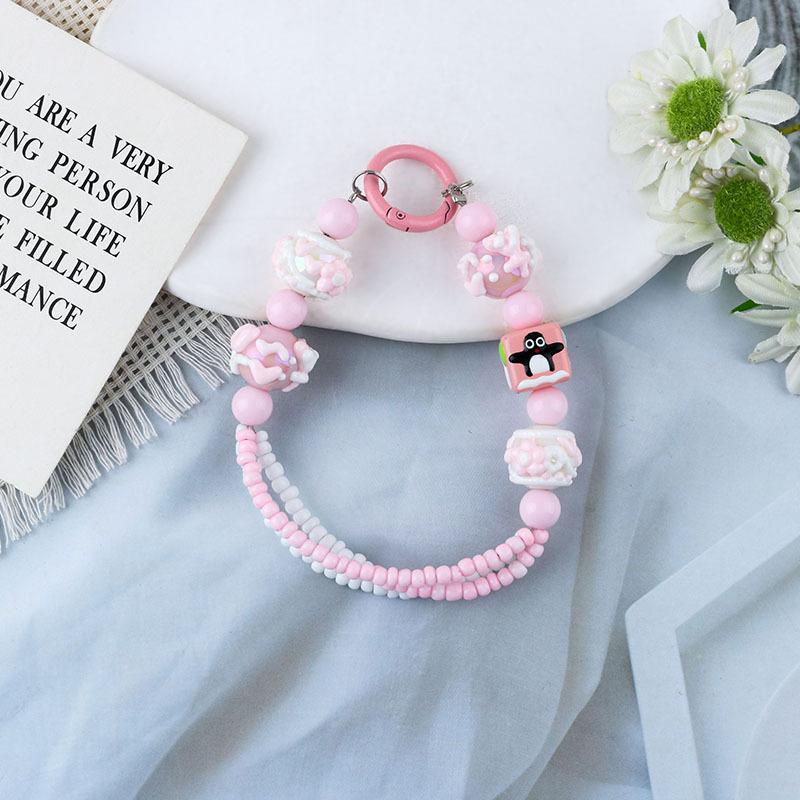 Милая красочная цепочка для мобильного телефона с бусинами для женщин и девочек, милый чехол для телефона с рисунком, ремешок, украшение для рюкзака, аксессуары, подарки
Милая красочная цепочка для мобильного телефона с бусинами для женщин и девочек, милый чехол для телефона с рисунком, ремешок, украшение для рюкзака, аксессуары, подарки
