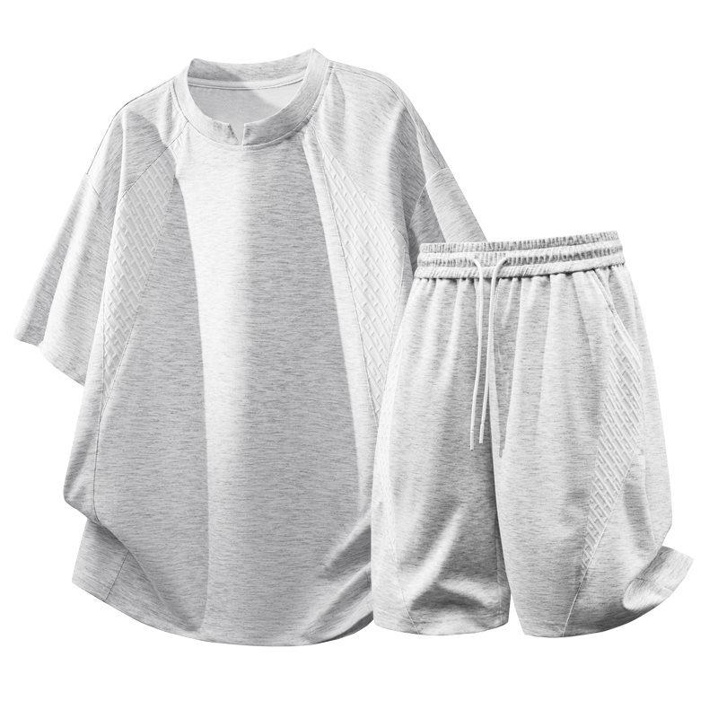 2026 Men s Summer Sports Casual Suit: Short Sleeve T-shirt & Five-Point Pants Set XL світло-сірий колір
2026 Men s Summer Sports Casual Suit: Short Sleeve T-shirt & Five-Point Pants Set XL світло-сірий колір