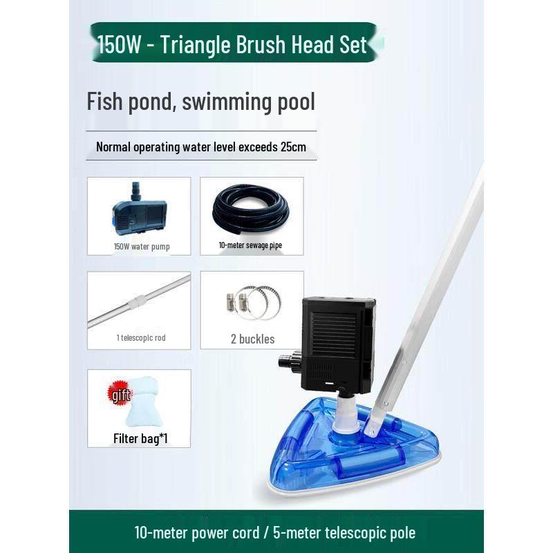 Jundingying 150W Pond & Pool Sludge Vacuum Cleaner Kit
Jundingying 150W Pond & Pool Sludge Vacuum Cleaner Kit