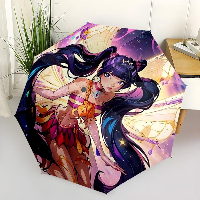 1pc Rainbow Butterfly Fairy Outdoor Umbrella - Automatic Opening/Closing, Portable 3-Fold Design with 8-Bone Iron Frame - Perfect Gift for Fans, Trave
1pc Rainbow Butterfly Fairy Outdoor Umbrella - Automatic Opening/Closing, Portable 3-Fold Design with 8-Bone Iron Frame - Perfect Gift for Fans, Trave