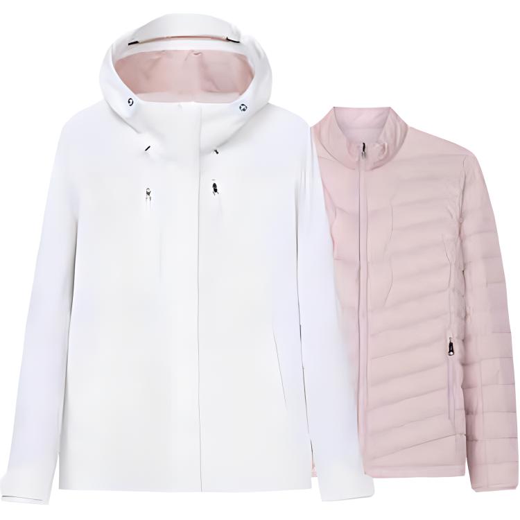 Anta Champion Outdoor Series Detachable Solid Color Hooded Two-Piece Set Waterproof Windproof Durable Warm Jacket Women Jacket 162440614-3 S
Anta Champion Outdoor Series Detachable Solid Color Hooded Two-Piece Set Waterproof Windproof Durable Warm Jacket Women Jacket 162440614-3 S