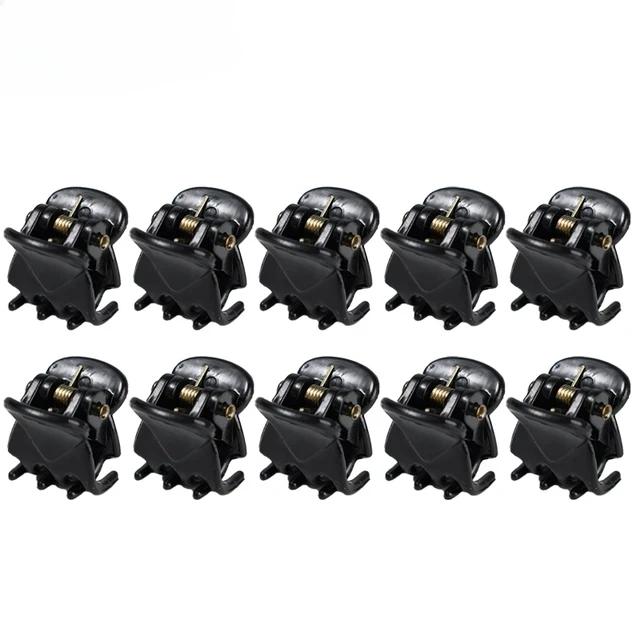 10-50pcs/pack Mini Hair Claw Clips for Women Girls Accessories Black Brown Transparent Plastic Mini Claws Hair Pins Clamp Gifts 10pcs
10-50pcs/pack Mini Hair Claw Clips for Women Girls Accessories Black Brown Transparent Plastic Mini Claws Hair Pins Clamp Gifts 10pcs