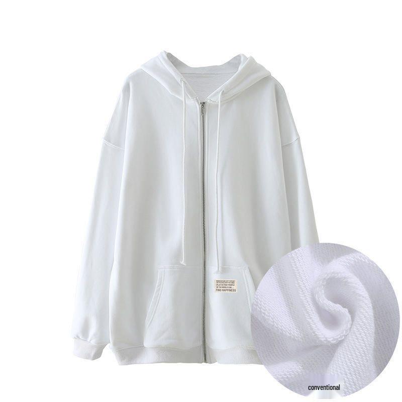 350 Jin Women s Spring/Fall Zipper Loose Fit Sports Salt System Hooded Sweatshirt L for 90-125 lbs
350 Jin Women s Spring/Fall Zipper Loose Fit Sports Salt System Hooded Sweatshirt L for 90-125 lbs