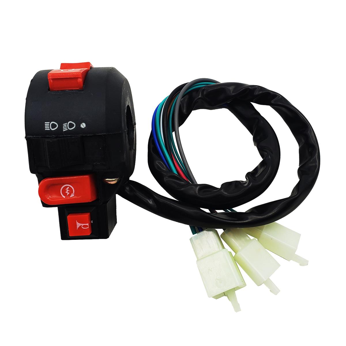 4 функции Kill Electric Start Light Horn Switch для 110cc 125cc 150cc 200cc 250cc ATV Мотоцикл Грязевая яма
4 функции Kill Electric Start Light Horn Switch для 110cc 125cc 150cc 200cc 250cc ATV Мотоцикл Грязевая яма