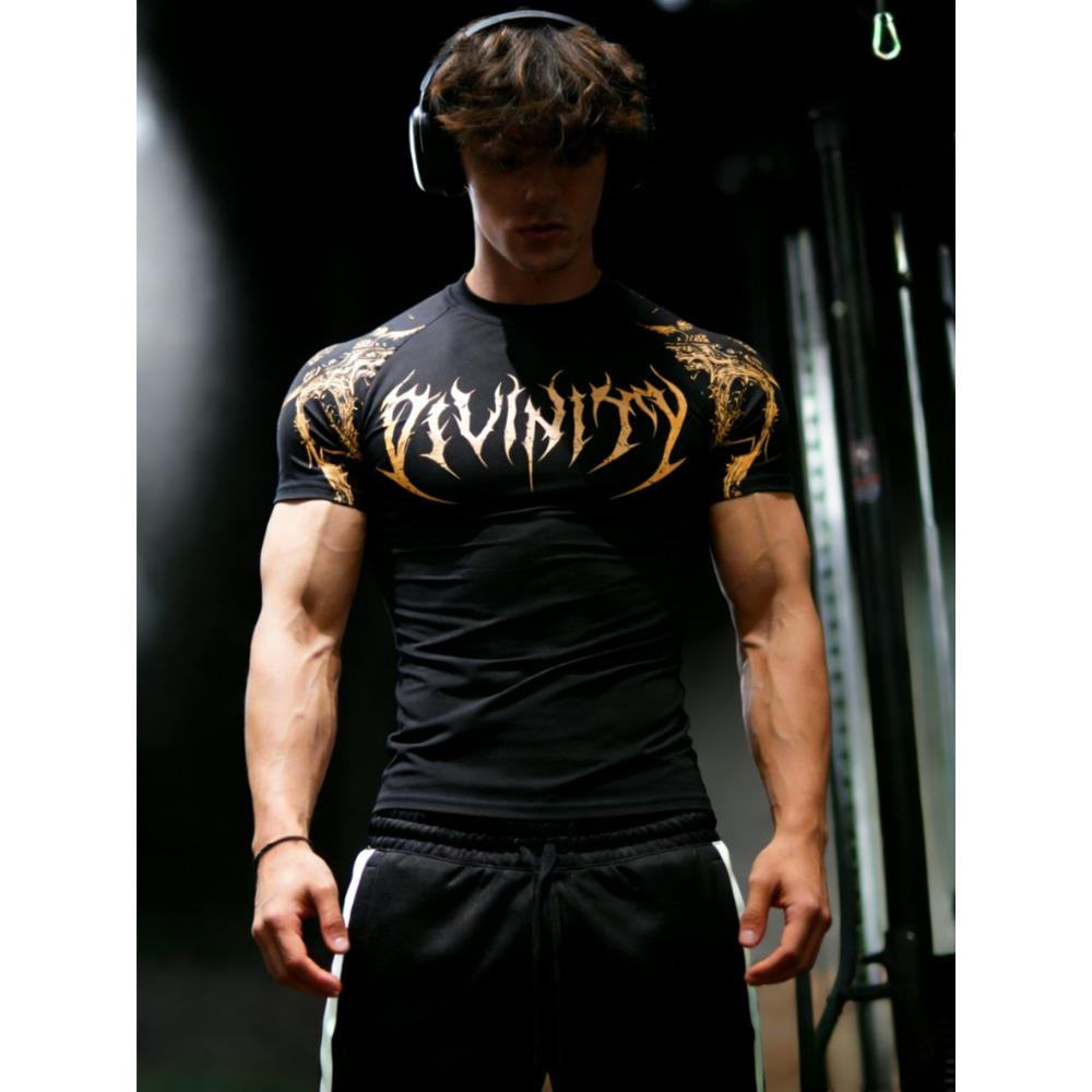 Men S Athletic Fitness T-Shirt, Summer Quick-Dry Compression Shirt, Stylish Gothic Print Men S Sports Top XXL
Men S Athletic Fitness T-Shirt, Summer Quick-Dry Compression Shirt, Stylish Gothic Print Men S Sports Top XXL