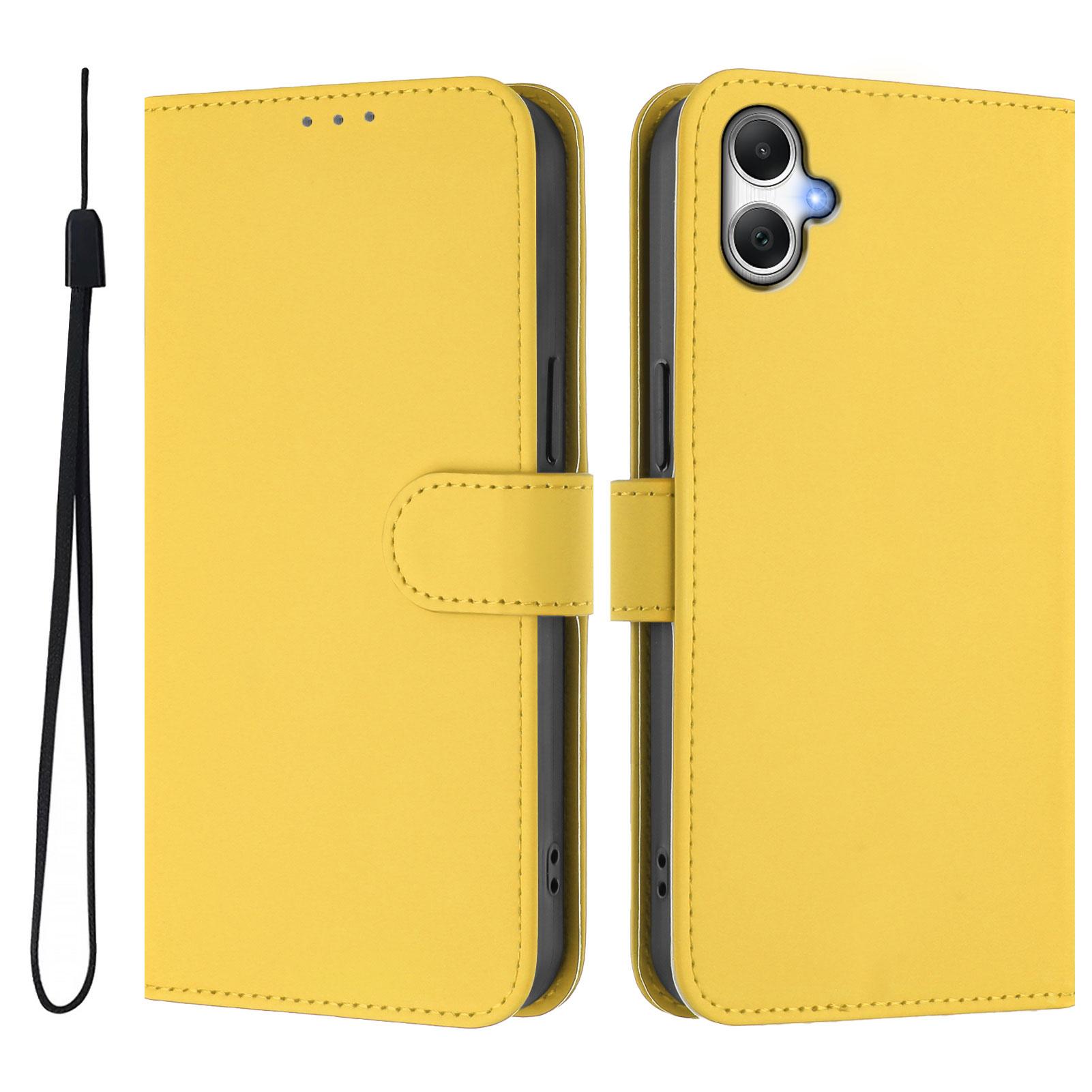 For Samsung Galaxy A05 4G Case Solid Color Wallet Leather Phone Cover with Strap Lemon
For Samsung Galaxy A05 4G Case Solid Color Wallet Leather Phone Cover with Strap Lemon