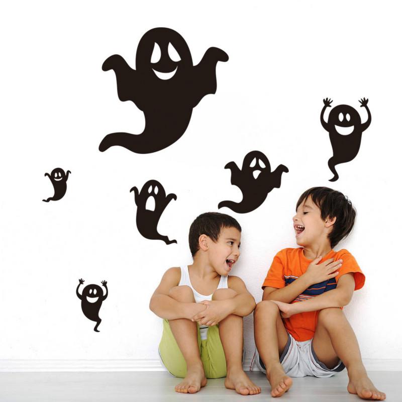 Halloween Cute Little Ghost Creative Living Room Bedroom Children s Room Decoration Wall Sticker чорний
Halloween Cute Little Ghost Creative Living Room Bedroom Children s Room Decoration Wall Sticker чорний