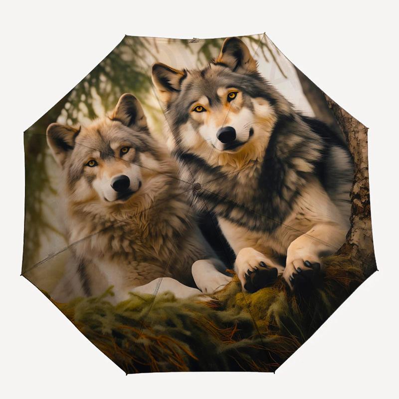 1pc wolf forest Pattern Umbrella Design Automatic Opening and Closing Umbrella, High-quality Travel Umbrella, Lightweight and Portable
1pc wolf forest Pattern Umbrella Design Automatic Opening and Closing Umbrella, High-quality Travel Umbrella, Lightweight and Portable