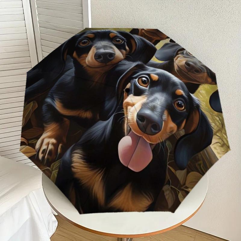 1pc Dachshund Dogs Portrait Painting Umbrella with Plastic Handle,Suitable for All Seasons Home Travel Outdoor UmbrellaDD520
1pc Dachshund Dogs Portrait Painting Umbrella with Plastic Handle,Suitable for All Seasons Home Travel Outdoor UmbrellaDD520