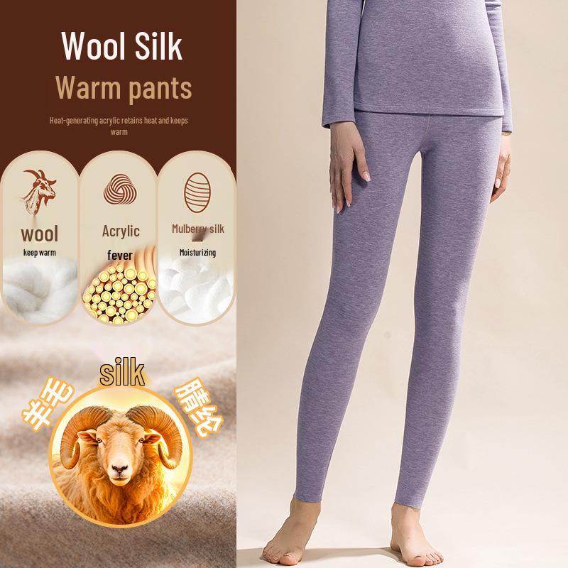 Женские термобрюки с высокой талией из шерсти и шелка, с флисовой подкладкой, бесшовный базовый слой L (105-115 jin)
Женские термобрюки с высокой талией из шерсти и шелка, с флисовой подкладкой, бесшовный базовый слой L (105-115 jin)