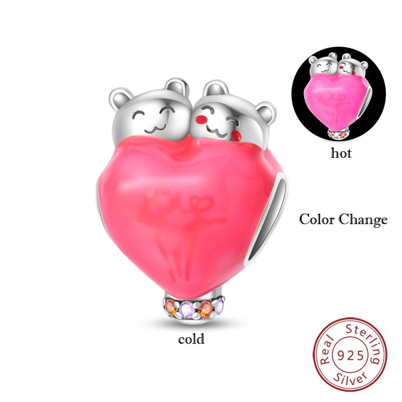 New 925 Silver Red Purple Heart Pink Star Charms Beads Fit Qikaola 925 Original Bracelets Creative DIY Birthday Jewelry
New 925 Silver Red Purple Heart Pink Star Charms Beads Fit Qikaola 925 Original Bracelets Creative DIY Birthday Jewelry
