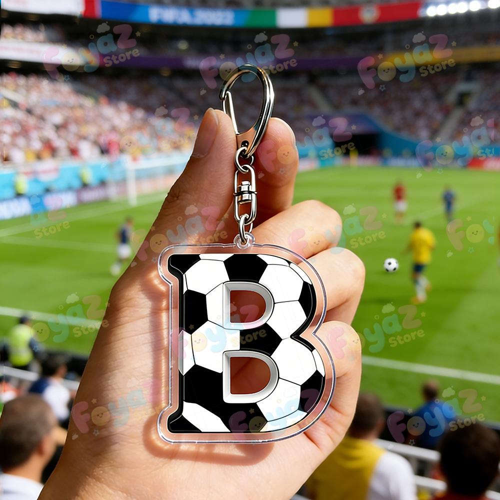 Creative Letter Soccer A M L K Keychains for Accessories Bag Charm Football Sports Lover Keyrings Jewelry Fans Friends Gifts
Creative Letter Soccer A M L K Keychains for Accessories Bag Charm Football Sports Lover Keyrings Jewelry Fans Friends Gifts