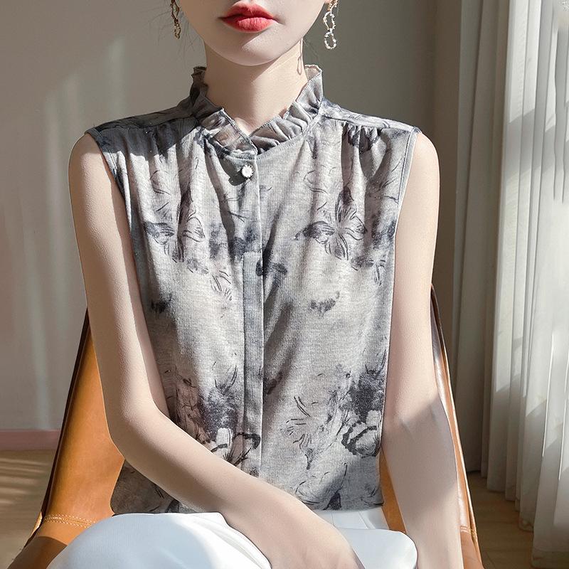 Women s French Half High Neck Ice Silk Pullover - Spring/Summer Versatile Fashion Top L for 110-120 lbs
Women s French Half High Neck Ice Silk Pullover - Spring/Summer Versatile Fashion Top L for 110-120 lbs