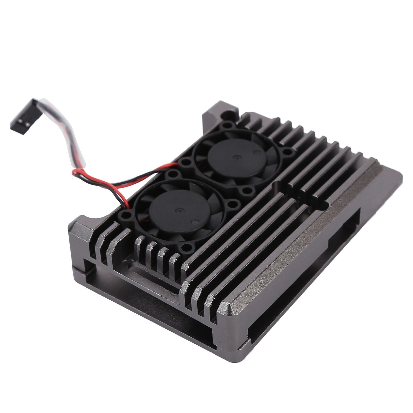 Охлаждающий корпус из алюминиевого сплава, корпус для отвода тепла с вентилятором для Raspberry Pi 4 B ModelСерый
Охлаждающий корпус из алюминиевого сплава, корпус для отвода тепла с вентилятором для Raspberry Pi 4 B ModelСерый