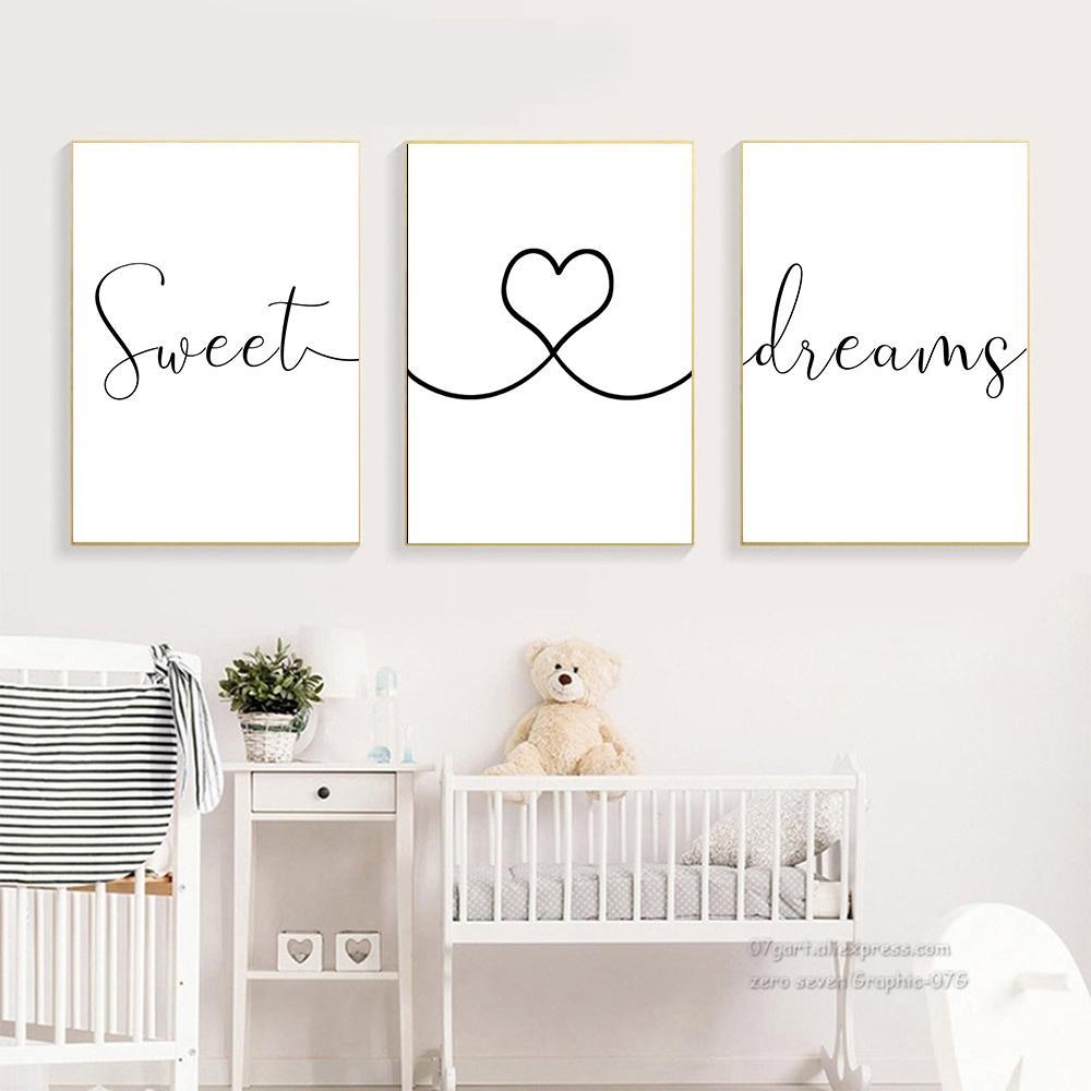 Nordic Minimalist Wall Art Black White Sweet Dream Canvas Poster Text Quotes Print Painting Modern Bedroom Decoration Picture 21x30cm No Framed
Nordic Minimalist Wall Art Black White Sweet Dream Canvas Poster Text Quotes Print Painting Modern Bedroom Decoration Picture 21x30cm No Framed