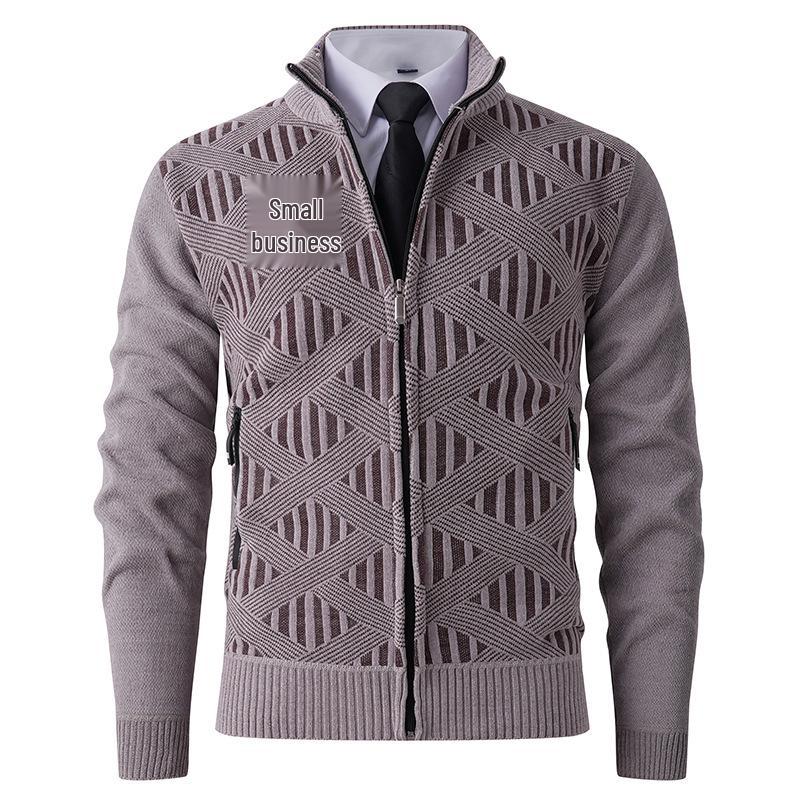 Men s Chenille Knit Stand Collar Thick Cardigan Sweater for Autumn & Winter 3XL хакі
Men s Chenille Knit Stand Collar Thick Cardigan Sweater for Autumn & Winter 3XL хакі