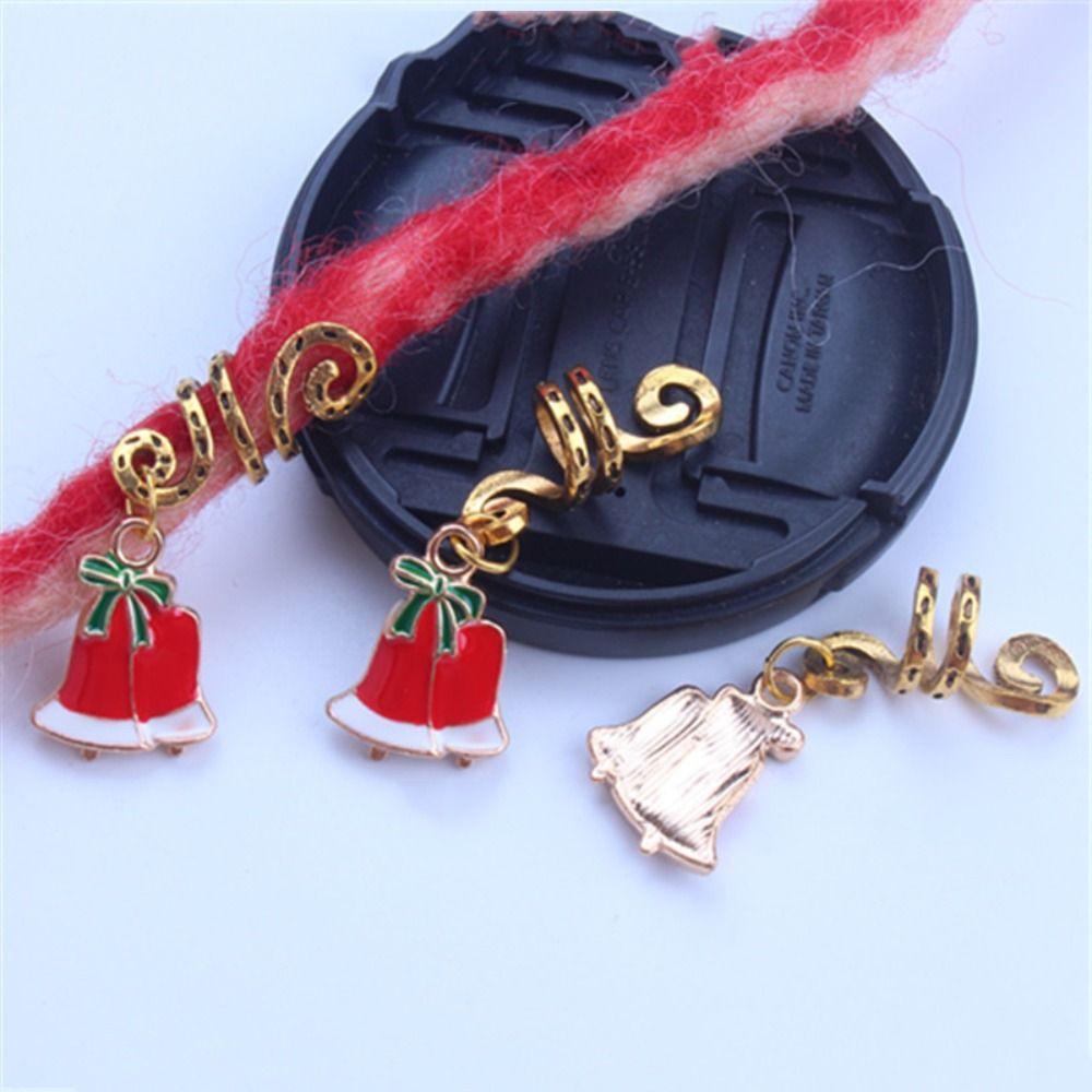 3 шт. Золотистые бусины для дредов, спиральная заколка для волос, трубки для плетения волос, милое рождественское кольцо для волос 5
3 шт. Золотистые бусины для дредов, спиральная заколка для волос, трубки для плетения волос, милое рождественское кольцо для волос 5