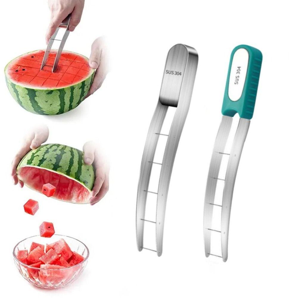 Stainless Steel Watermelon Cutter Slicer Non Rusting Melon Cutter Fruit Cutting Tool Kitchen
Stainless Steel Watermelon Cutter Slicer Non Rusting Melon Cutter Fruit Cutting Tool Kitchen