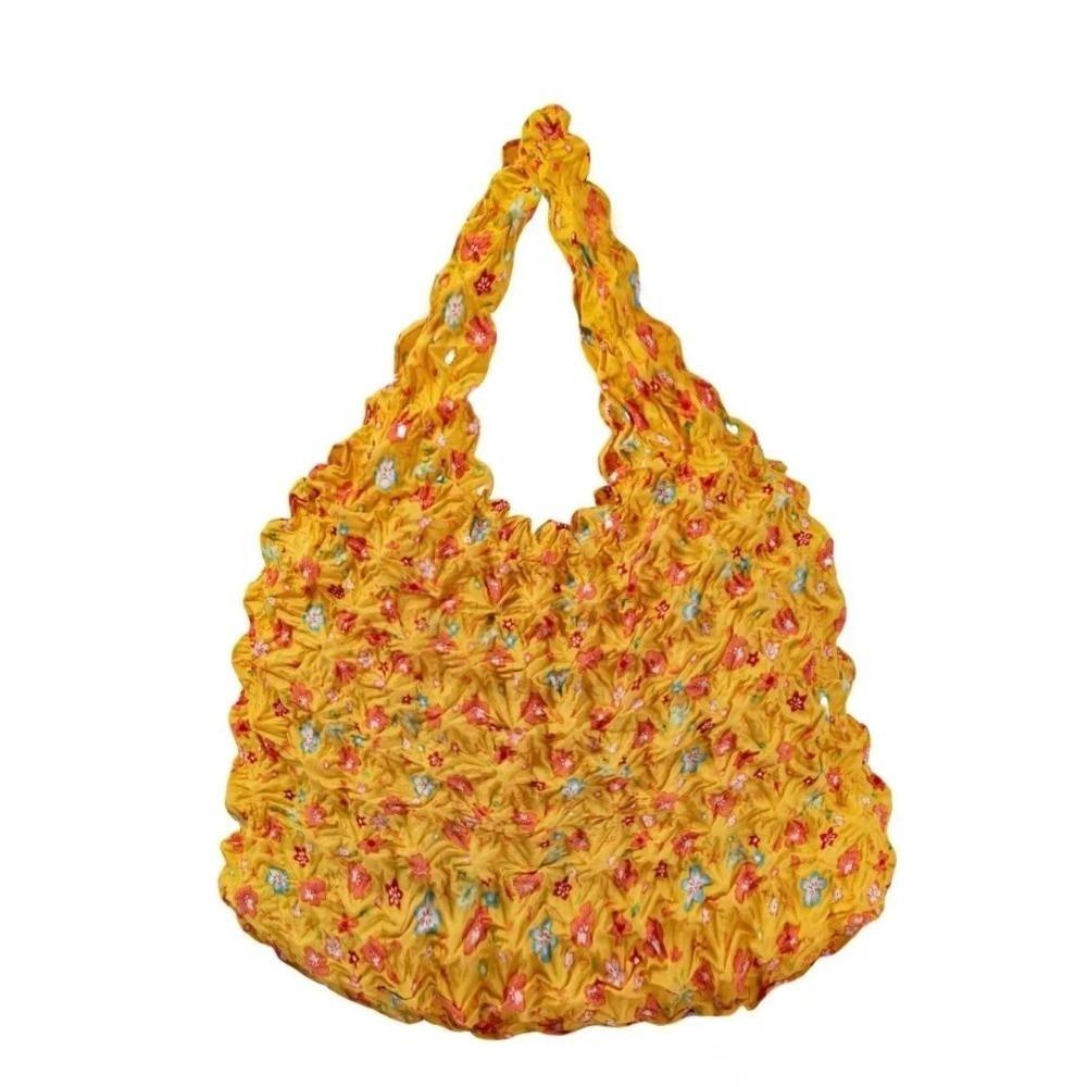 Portable Floral Pattern Bubble Bag Foldable Handheld Tote Bag Expandable Machine Washable Handbag for Travel
Portable Floral Pattern Bubble Bag Foldable Handheld Tote Bag Expandable Machine Washable Handbag for Travel
