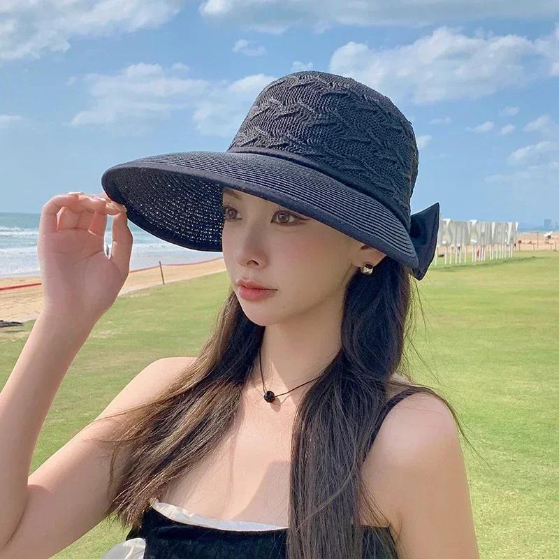 Summer Girls Wide Brim Sun Hat Bowknot Straw Outdoor Sun Protection Women s Solid Color Panama Cap for Ladies one size
Summer Girls Wide Brim Sun Hat Bowknot Straw Outdoor Sun Protection Women s Solid Color Panama Cap for Ladies one size