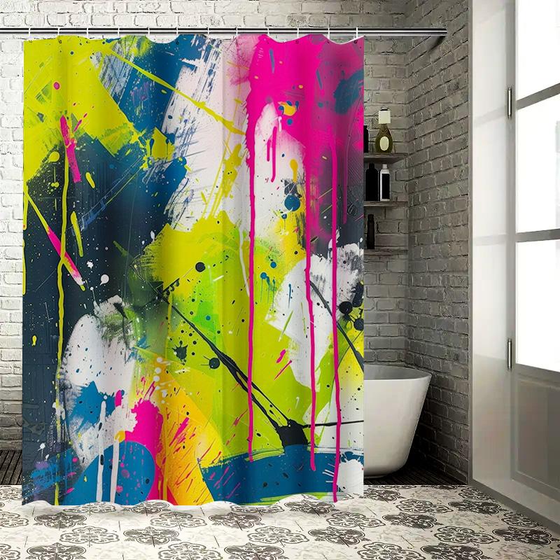 Colorful Splash Painting Shower Curtain Bold Modern Design For Bath Decorations Perfect Gift Idea W60H190(CM)-1 Pcs
Colorful Splash Painting Shower Curtain Bold Modern Design For Bath Decorations Perfect Gift Idea W60H190(CM)-1 Pcs