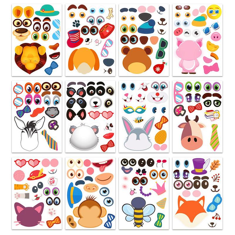 Make-a-Face DIY Stickers Self-adhesive Animal Face Puzzle Waterproof Handicrafts Pet Stickers Recognition Training Cute Gift ZYF
Make-a-Face DIY Stickers Self-adhesive Animal Face Puzzle Waterproof Handicrafts Pet Stickers Recognition Training Cute Gift ZYF