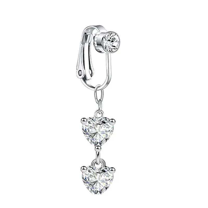Clip on Belly Button Ring Butterfly Copper Zircon Pink Fake Belly Piercing Umbilical Navel Body Jewelry Trendy Fashion Style
Clip on Belly Button Ring Butterfly Copper Zircon Pink Fake Belly Piercing Umbilical Navel Body Jewelry Trendy Fashion Style