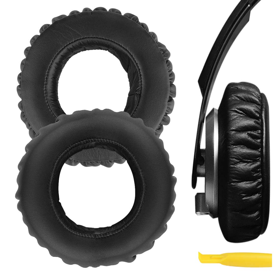 Geekria Ear Pads QuickFit Compatible Pads Compatible with SONY Headphones Pads Cups MDR-XB700 Ear/Ear (Protein Leather/Black)
Geekria Ear Pads QuickFit Compatible Pads Compatible with SONY Headphones Pads Cups MDR-XB700 Ear/Ear (Protein Leather/Black)