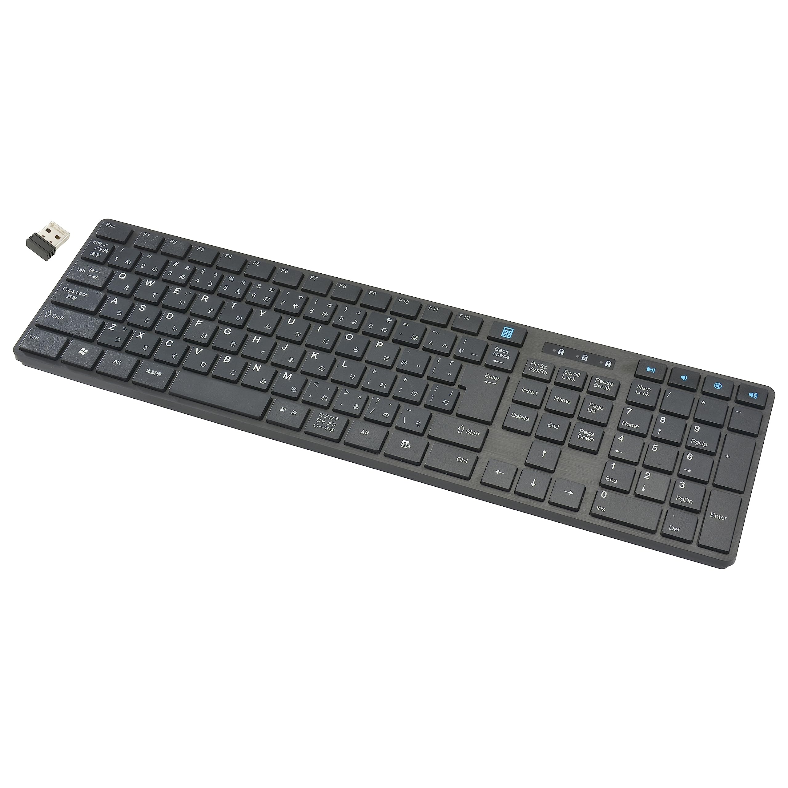 OHM Electric PCGEAR Wireless Bluetooth Keyboard, Black, PC-SKW41 K, 01-3515
OHM Electric PCGEAR Wireless Bluetooth Keyboard, Black, PC-SKW41 K, 01-3515