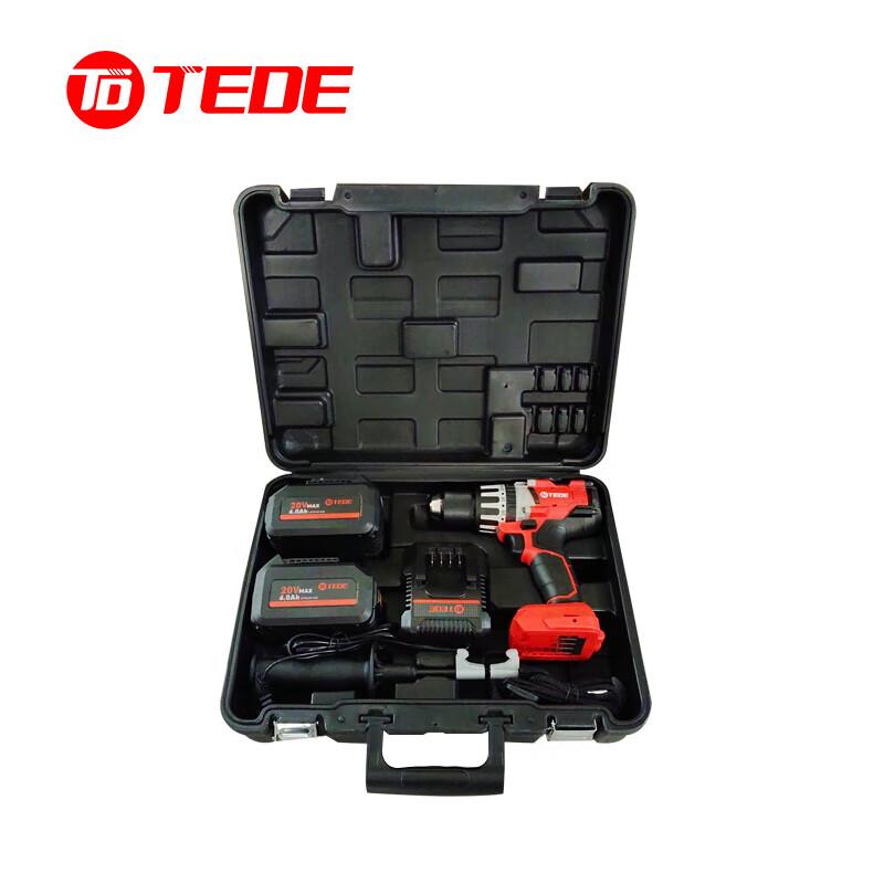TEDE TE-5620 20V Brushless Cordless Impact Drill CN plug (adapter included)
TEDE TE-5620 20V Brushless Cordless Impact Drill CN plug (adapter included)
