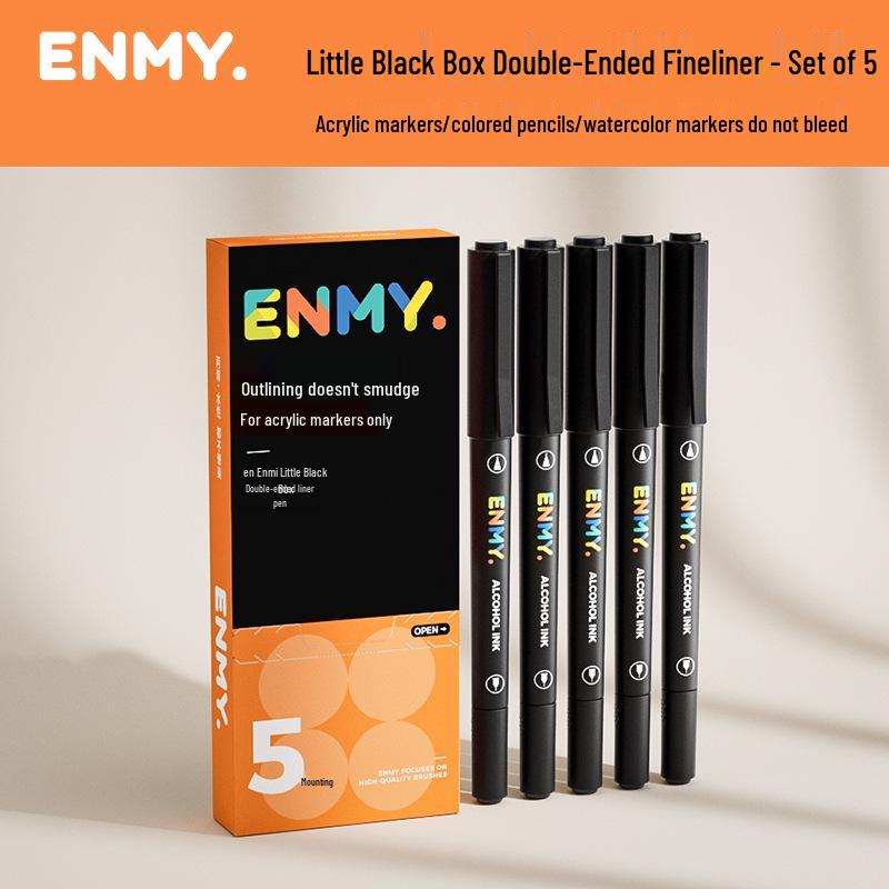 ENMY Dual-tip Oil-based Acrylic Marker for Fine and Thick Lines, Non-smudging Drawing Pen for Painting
ENMY Dual-tip Oil-based Acrylic Marker for Fine and Thick Lines, Non-smudging Drawing Pen for Painting