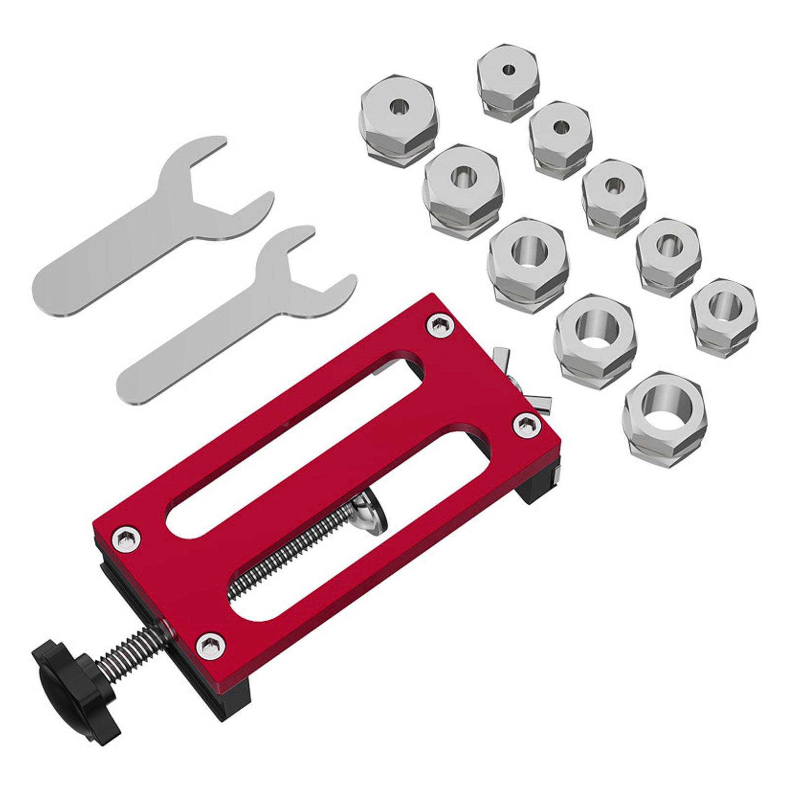 Dowel Hole Guide Aluminium Alloy Multifunctional Accurate Drilling Guide Puncher Locator with 10
Dowel Hole Guide Aluminium Alloy Multifunctional Accurate Drilling Guide Puncher Locator with 10