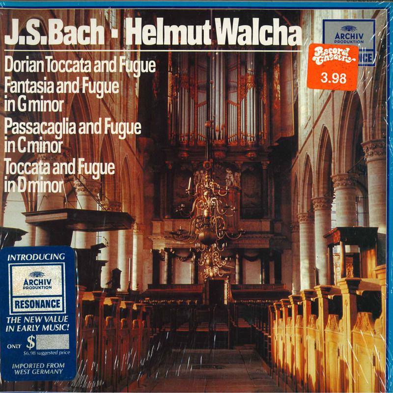 LP Record JOHANN SEBASTIAN BACH HELMUT WALCHA - Dorian Toccata And Fugue, Bwv 538 / 2547011 ARCHIV PRODUKTI Germany Classical Used
LP Record JOHANN SEBASTIAN BACH HELMUT WALCHA - Dorian Toccata And Fugue, Bwv 538 / 2547011 ARCHIV PRODUKTI Germany Classical Used