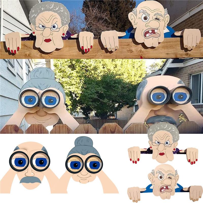 1PC Fence Decoration Creative Binoculars Playful Courtyard Ornaments 2D Garden Outdoor Old Man & Lady for Meddlesome
1PC Fence Decoration Creative Binoculars Playful Courtyard Ornaments 2D Garden Outdoor Old Man & Lady for Meddlesome