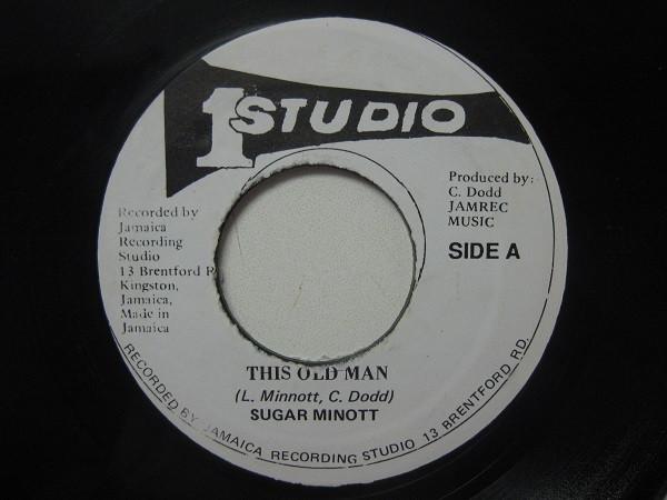 7inch Record SUGAR MINOTT This Old Man NONE Studio One Jamaica Reggae Ska Dub Used
7inch Record SUGAR MINOTT This Old Man NONE Studio One Jamaica Reggae Ska Dub Used